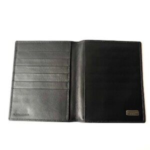 Men’s Saks Fifth Avenue Leather Black Bi-fold Credit Card Wallet ( New )